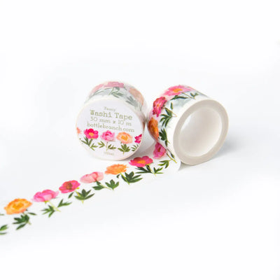 Peony/Washi Tape by Bottle Branch