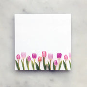 Pink Tulips/Sticky Notes by Bottle Branch