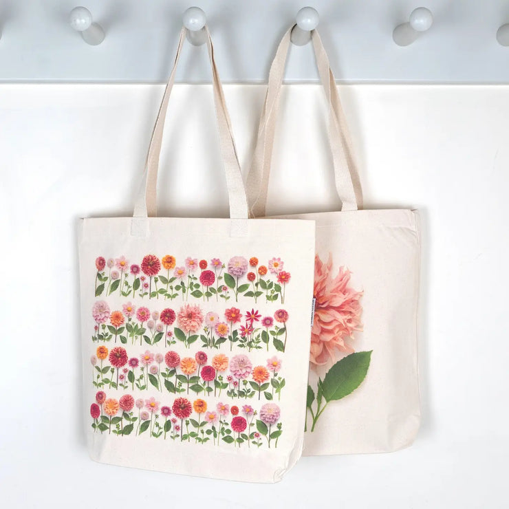 Dahlia/Cotton Tote Bag by Bottle Branch