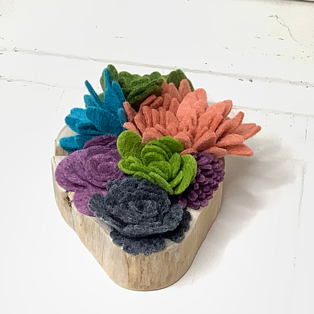 The Drama Garden - Felted Succulents