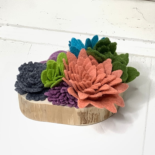 The Drama Garden - Felted Succulents