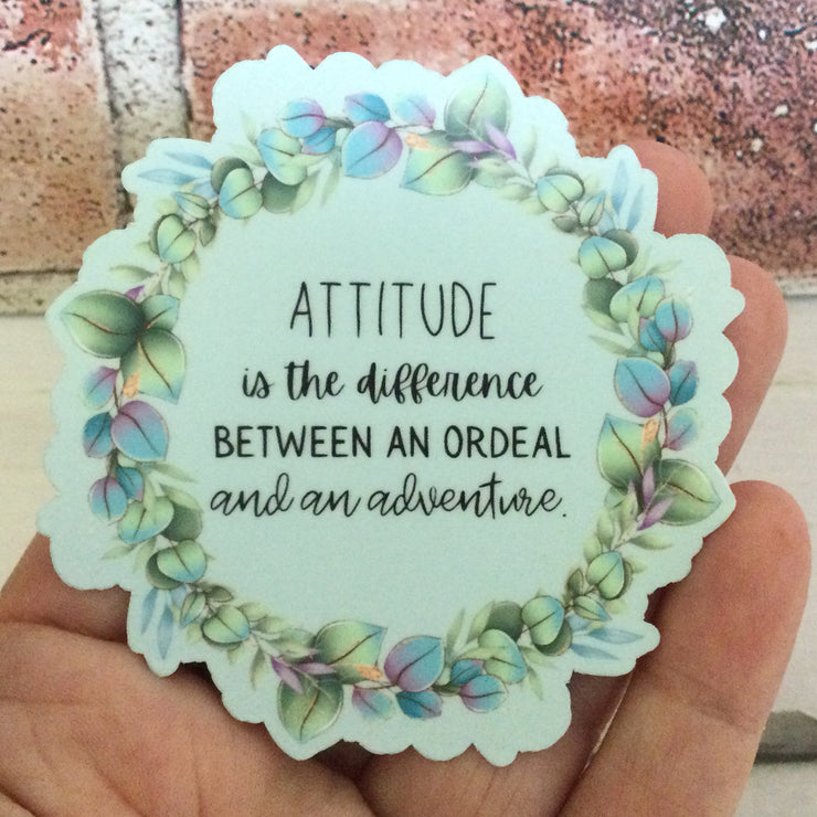 Attitude/Vinyl Sticker - by lydeen