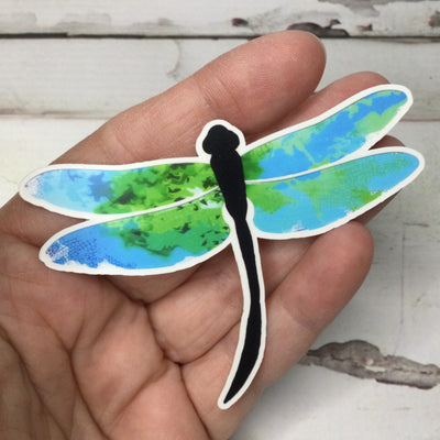 Dragonfly/Vinyl Sticker - by lydeen
