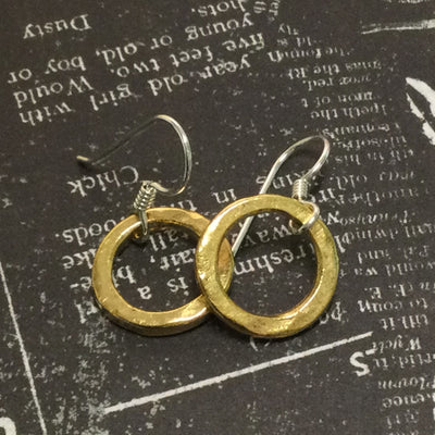 Meg/Gold & Silver Small Hoop Earrings