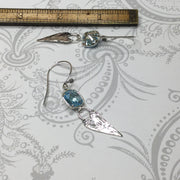 Julia/Austrian Crystals & Silver Earrings