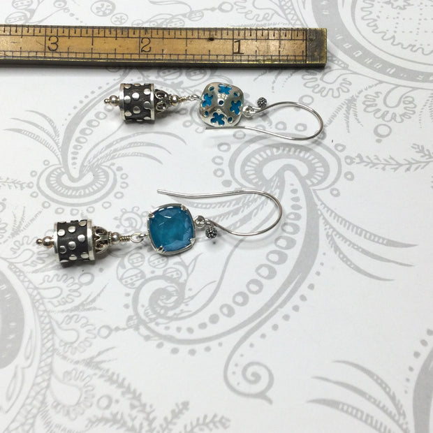 Molly/Austrian Crystals & Silver Earrings