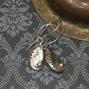 Caton/Sterling Silver Shell Earrings