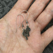 Durand/Sterling Cross Silver Earrings