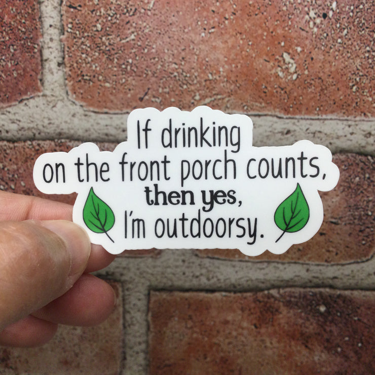 I'm Outdoorsy/Vinyl Sticker