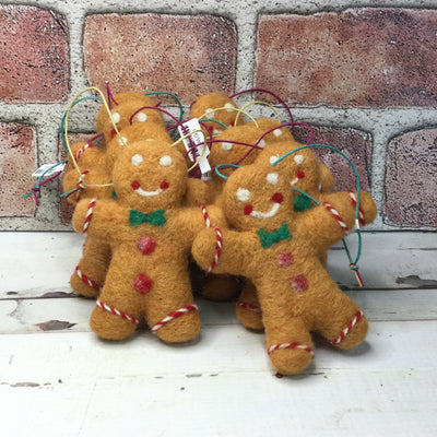 Wooly Gingerbread Ornament