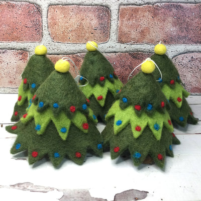 Wooly Tree Ornament