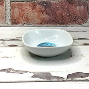 Teal Mushroom Cottage/Mini Trinket Dish by lydeen