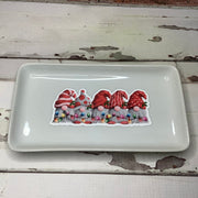 Christmas Gnome Line/Trinket Dish by lydeen