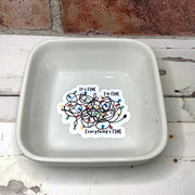 It's Fine Christmas Lights/Large Trinket Dish by lydeen