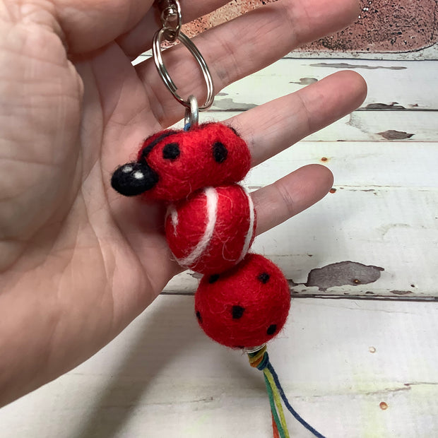 Wooly Buds & LadyBug KeyChain