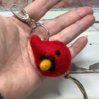 Wooly Cardinal KeyChain