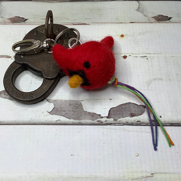 Wooly Cardinal KeyChain