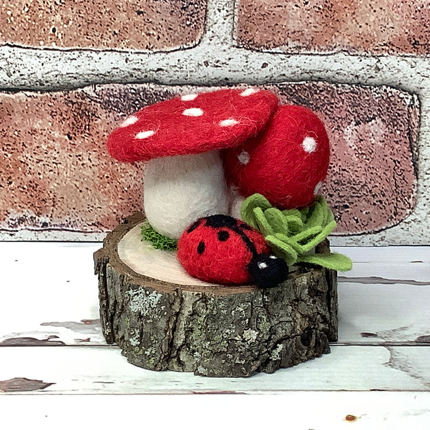 Ladybug Lane – A Tiny Forest Tale in Felt