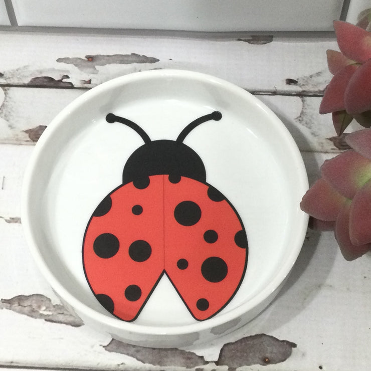 LadyBug/Large Trinket Dish by lydeen