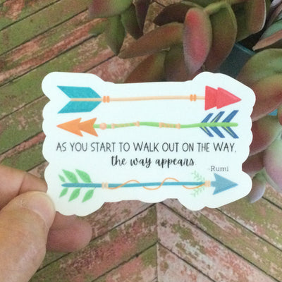 The Way Appears/Vinyl Sticker - by lydeen