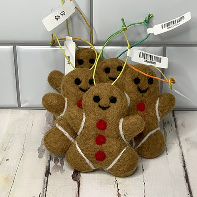 Wooly Gingerbread Ornament