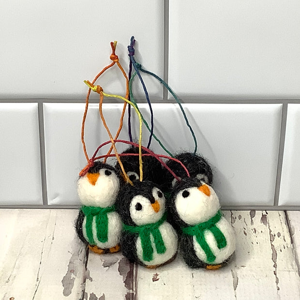 Wooly Penguin Ornament