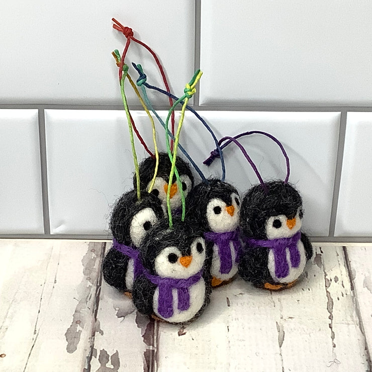 Wooly Penguin Ornament