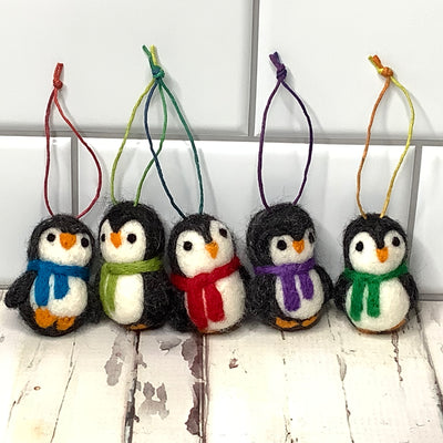 Wooly Penguin Ornament