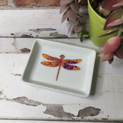 Dragonfly/Small Trinket Dish by lydeen :: More Color Options