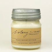Wild Honeysuckle/8 oz. Mason Jar Candle by botany + wax