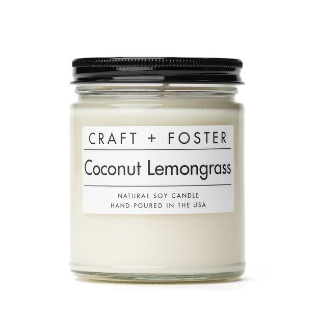Coconut & Lemongrass/8 oz. Candle by Craft + Foster