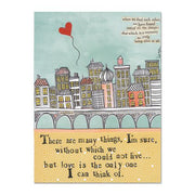 Love is the Only Thing we cannot Live without - Curly Girl Design Magnet