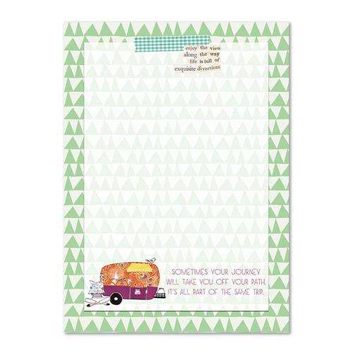 Sometimes your Journey will take you off your Path - Curly Girl Design Notepad