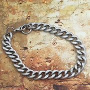 Jed/Chunky Silver Chain Bracelet