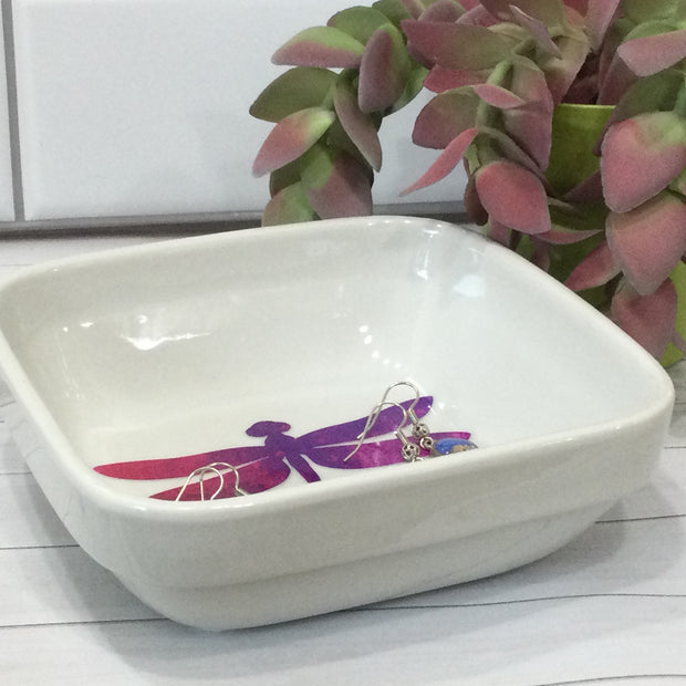 Dragonfly/Large Trinket Dish by lydeen :: More Color Options