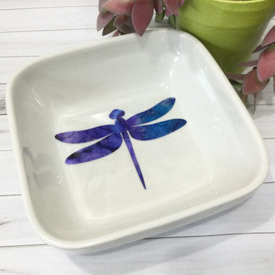 Dragonfly/Large Trinket Dish by lydeen :: More Color Options