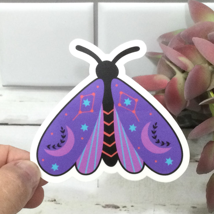 Moth/Vinyl Sticker - by lydeen :: More Color Options