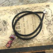Devin/18” Lampwork Bead Pendant Necklace