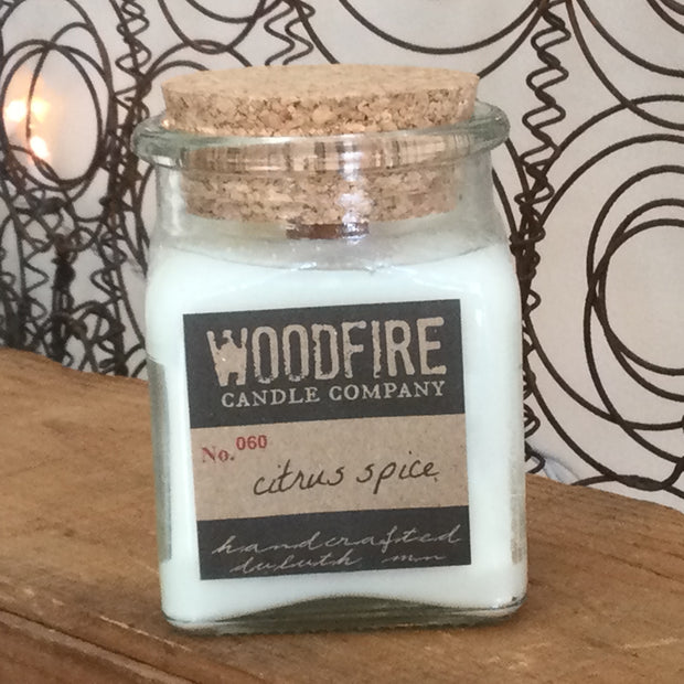 Citrus Spice/Wood Wick Soy Candle by Woodfire Candle Company