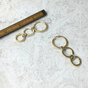 Catt/Gold & Silver Rings Earrings