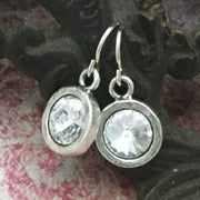 Sedona/Preciosa Crystal Silver Earrings