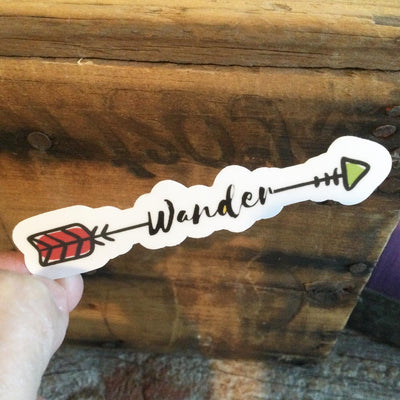 Wander/Vinyl Sticker - by lydeen
