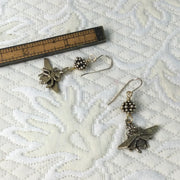Arian/Solid Bronze & 14kt Gold Plated Earrings