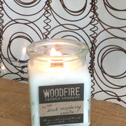 Sea Salt & Agave/Wood Wick Soy Candle by Woodfire Candle Company