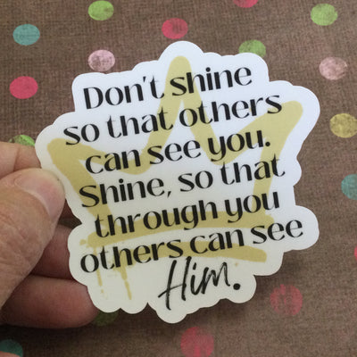 *Others Can See Him/Vinyl Sticker - by lydeen