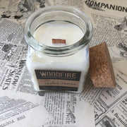 Cedar Sauna/Wood Wick Soy Candle by Woodfire Candle Company