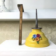 Mustard Ring Holder/Large Upcycled Vintage Oil Can by lydeen